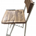 Барный стул из массива карагача