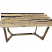 Обеденный стол из массива карагача "Fog"